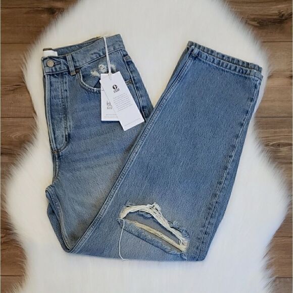 Boyish The Toby High Waisted Tapered Jeans in Great Dictator Size 27 NWT - Picture 12 of 13